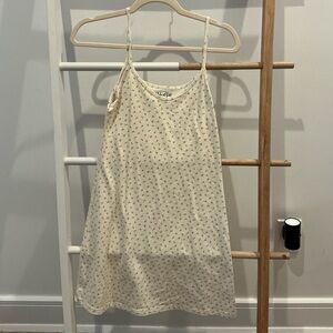 Brandy Melville Cream Floral Tank